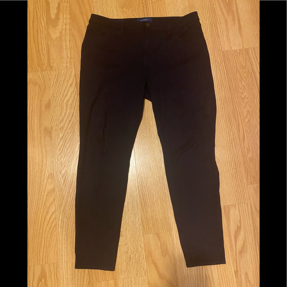 Talbots High Waisted Ankle Jegging - Navy